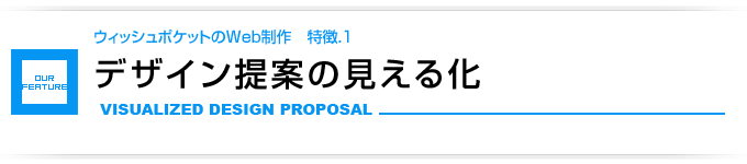 特徴1|デザイン提案の見える化