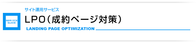 LPO(成約ページ対策)