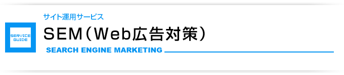 SEM(Web広告対策)